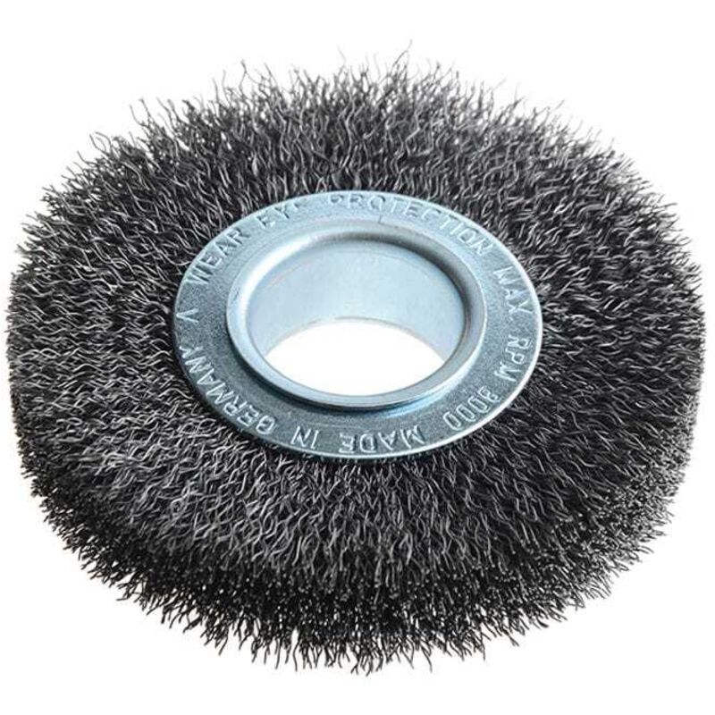 Lessmann - Wheel Brush D100mm x W20-22 x 30 Bore Set 1 Steel Wire 0.30 LES323162