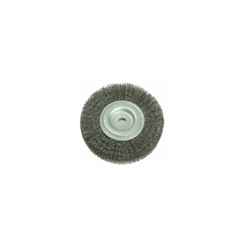 Lessmann - Wheel Brush D100mm x W20-22 x 30 Bore Set 1 Steel Wire 0.30