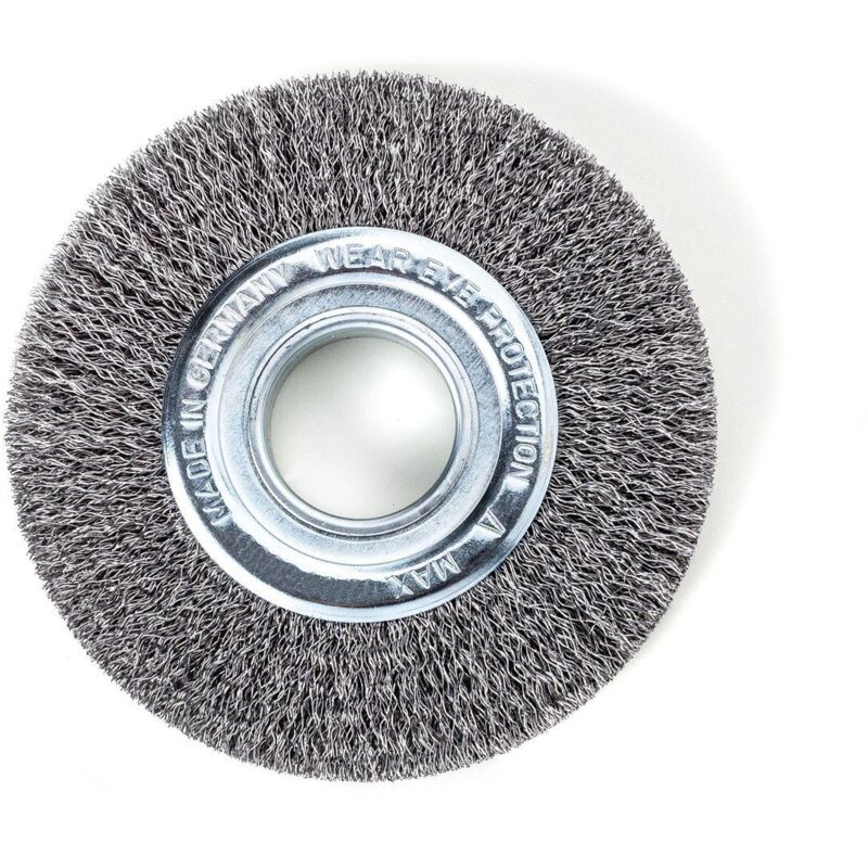 Lessmann - Wheel Brush D178mm x W23-25 x 50 Bore Set 3 Steel Wire 0.30 LES355162