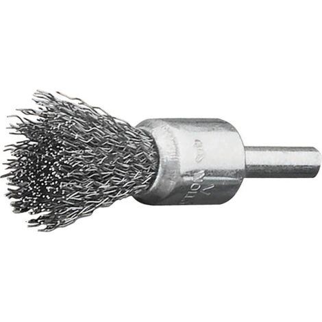 LESSMANN Pinselbürste Edelstahl gewellt 17x22/65x0,3mm