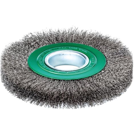 LESSMANN Rundbürste V4A gewellt 150x20x0,3mm