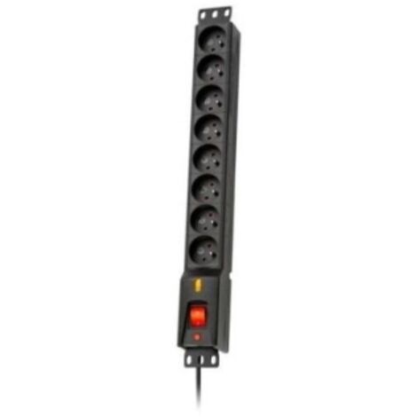 LESTAR - LATH POWER 8 SOCKETS, RACK 19'', 1.5 M