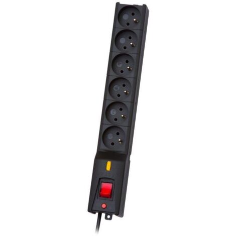 Lestar LX 610 5m schwarze Steckdosenleiste