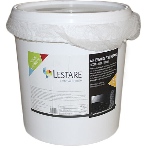 LESTARE MAL0905 Cola Bicomponente 10,2kg Negro - ref: MAL0905