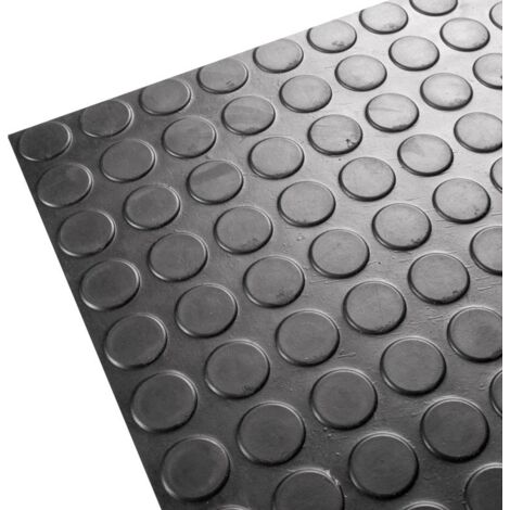 LESTARE PAC0001 Pavimento Circulos Negro 3mm 1,00x15 M Rollo - ref: PAC0001