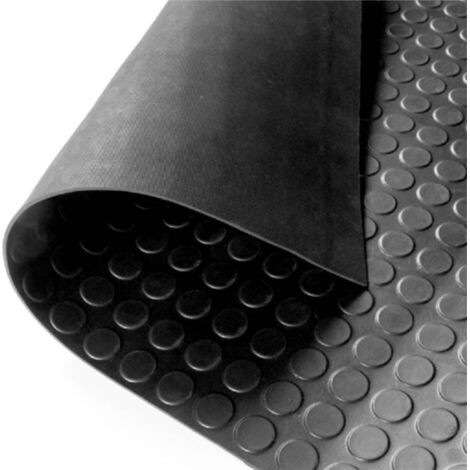 LESTARE PAC0004 Pavimento Circulos Negro 3mm 1,50x15 M Rollo - ref: PAC0004