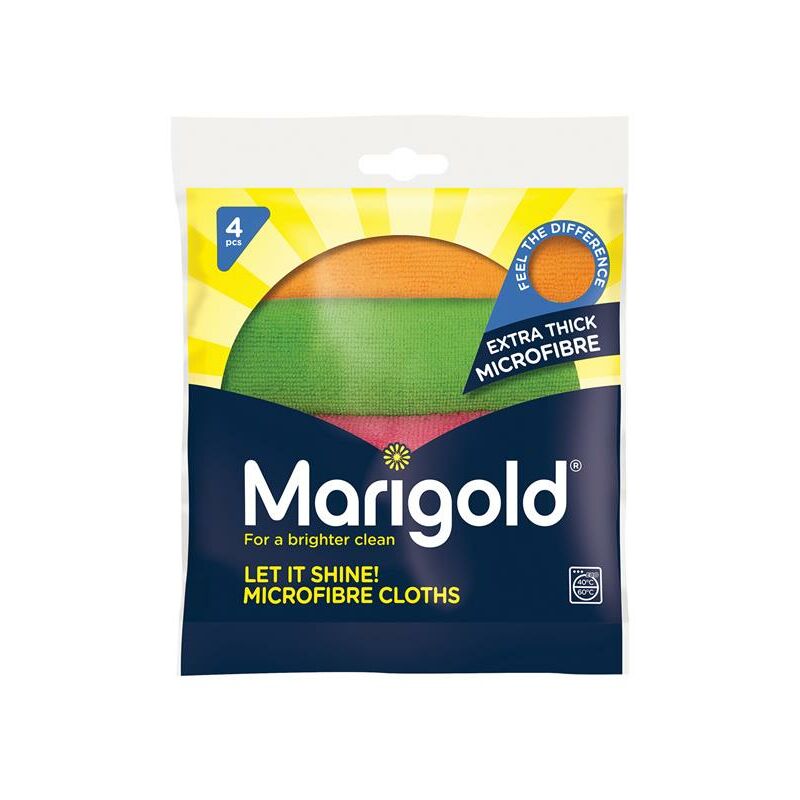 Marigold Let It Shine Microfibre Cloths x 4 MGD150442