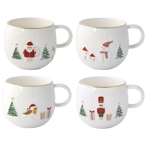 2 Tasses à Café En Céramique Avec Poignée Bois - 70 Ml - Pour Espresso, Thé, Latte - Couleurs Bleu Et Vert - Design Rétro Et Moderne