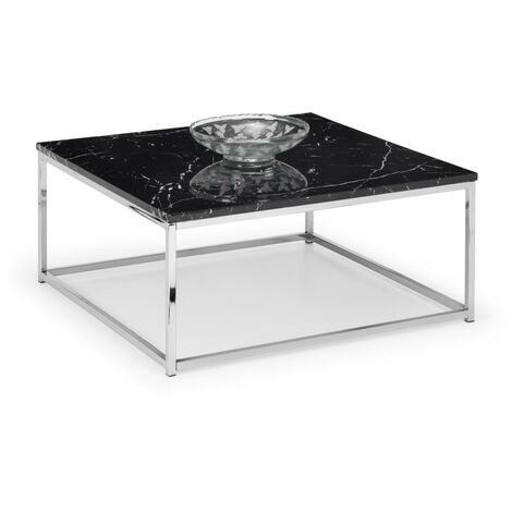 main image of "Letitia Square Coffee Table - Black Marble"