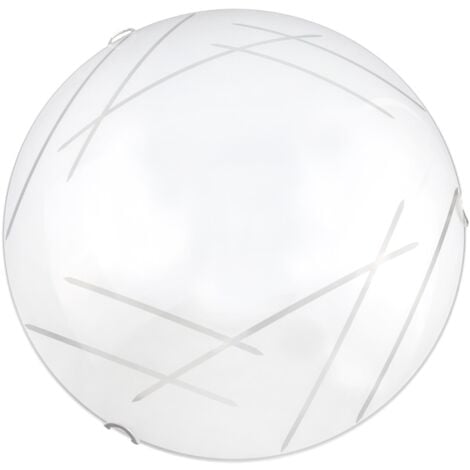 LETIZIA LAMPADA PLAFONIERA 2 LAMPADINE E27 40 CM TAGLI