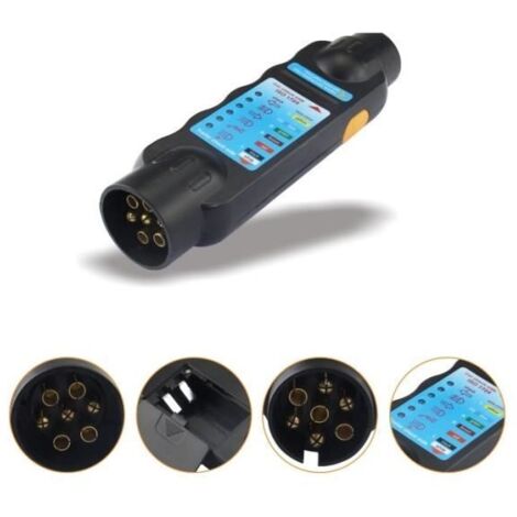 Letouch 12V Testeur de signal de remorque de voiture - 7 broches