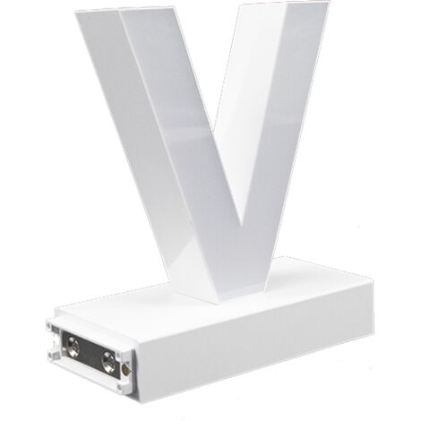 Letra LED Magnética Enlazable 95Mm V     IluminaShop