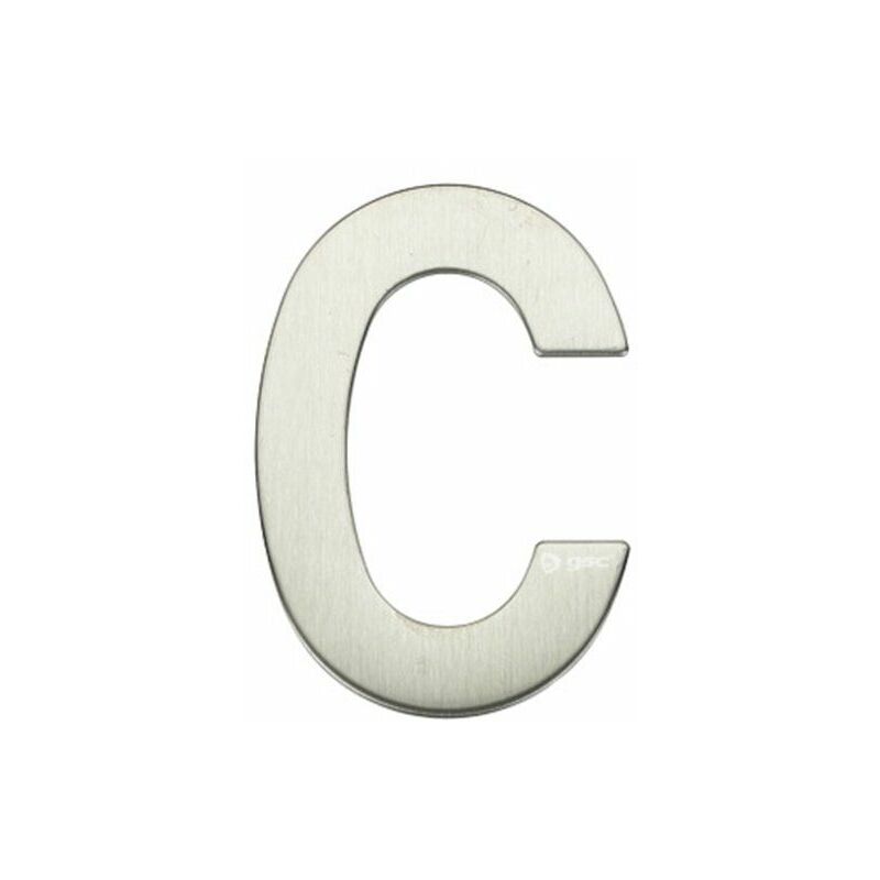 

Letra puerta C acero inoxidable con adhesivo 003302622 - GSC