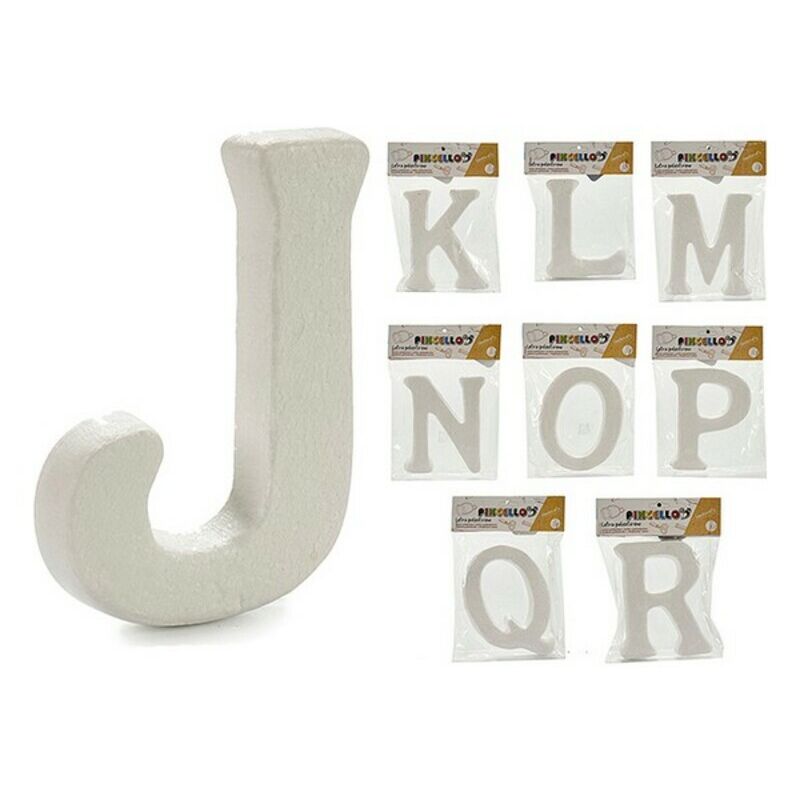 

Letras JKLMNOPQR Blanco (2,5 x 22 x 17 cm) (9 pcs)