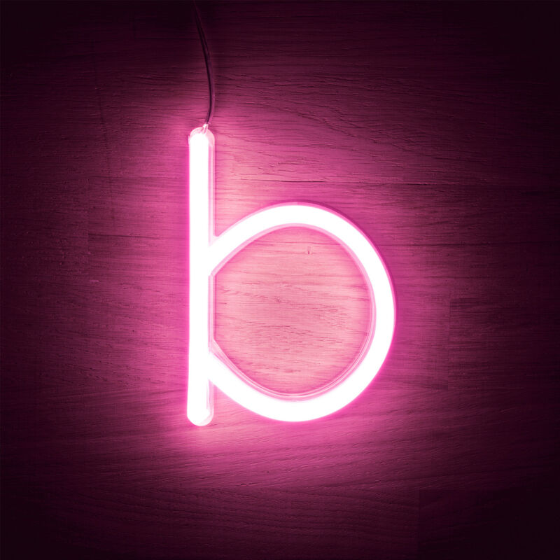 

Letras Neón LED Rosa B Rosa - B Rosa