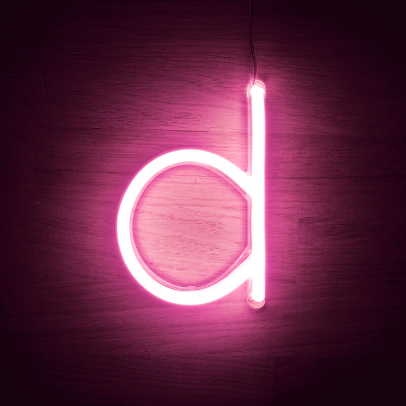 

Letras Neón LED Rosa D Rosa - D Rosa