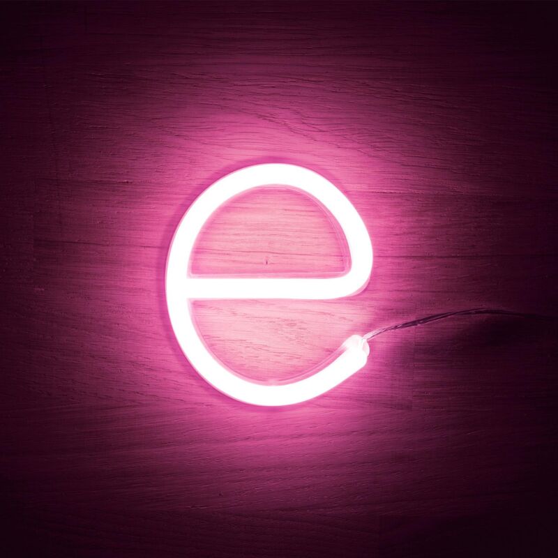 

Letras Neón LED Rosa E Rosa - E Rosa
