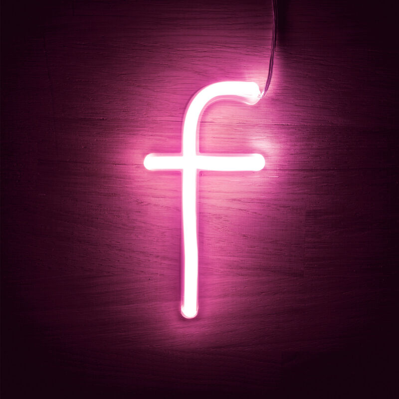 

Letras Neón LED Rosa F Rosa - F Rosa