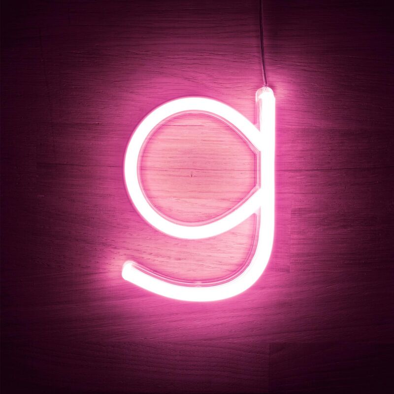 

Letras Neón LED Rosa G Rosa - G Rosa