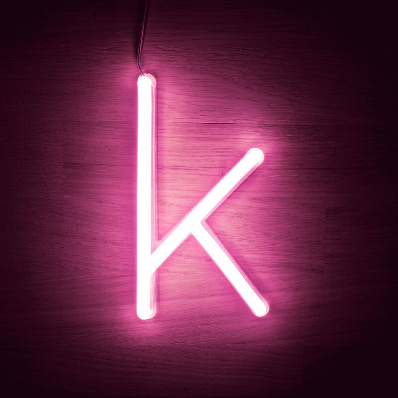 

Letras Neón LED Rosa K Rosa - K Rosa