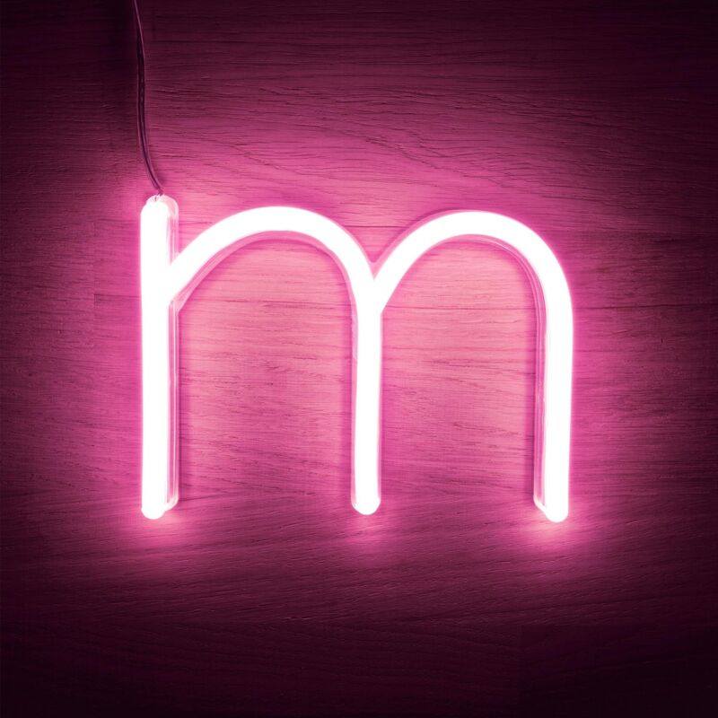 

Letras Neón LED Rosa M Rosa - M Rosa
