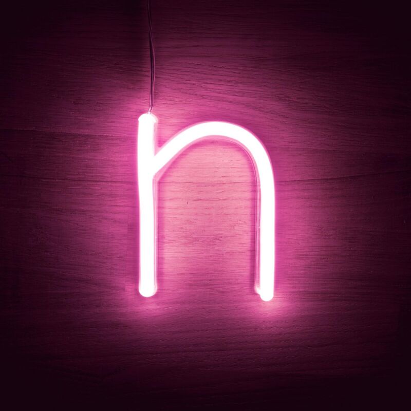 

Letras Neón LED Rosa N Rosa - N Rosa