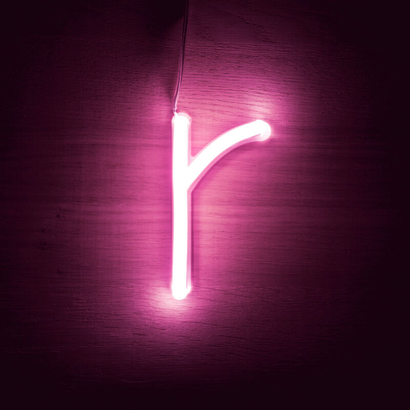 

Letras Neón LED Rosa R Rosa - R Rosa