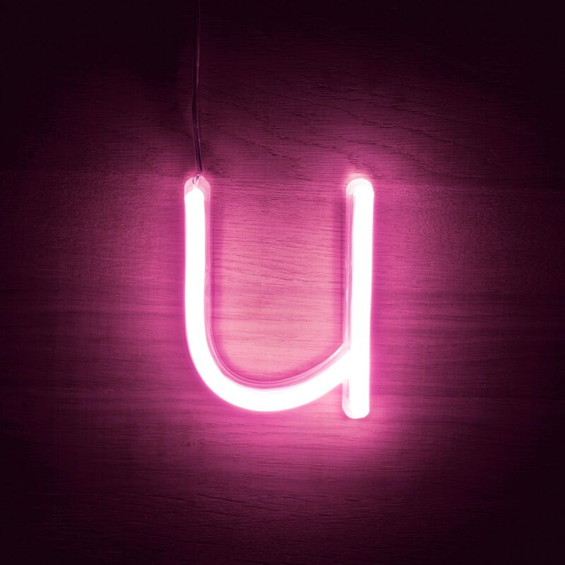 

Letras Neón LED Rosa U Rosa - U Rosa