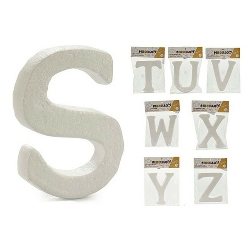 

Letras STUVWXYZ Blanco Poliestireno (2 x 23 x 17 cm) (8 pcs)