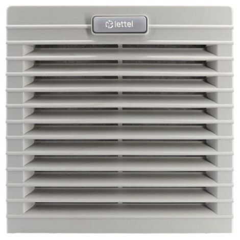 LETTEL - Grille de ventilation 150x150 et filtre pour armoire électrique - GTA-125-FF