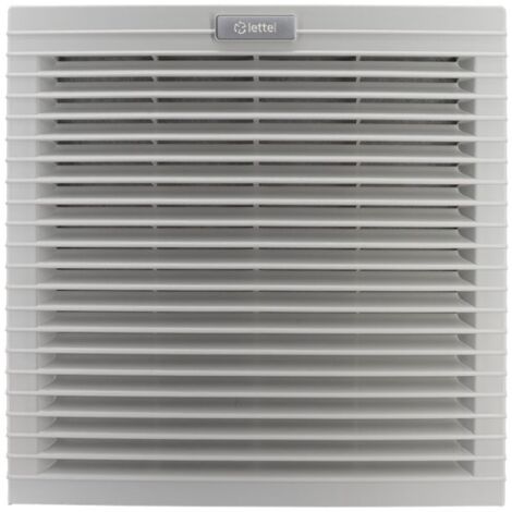 LETTEL - Grille de ventilation 325x325 et filtre pour armoire électrique - GTA-291-FF