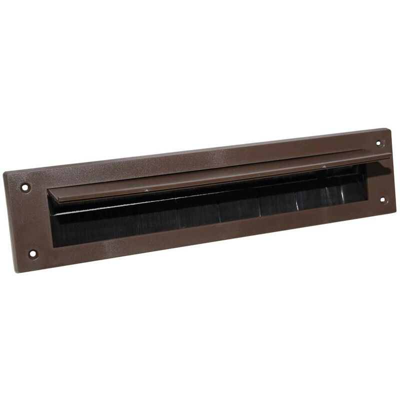 Letterbox Covers - Brown, With Cover