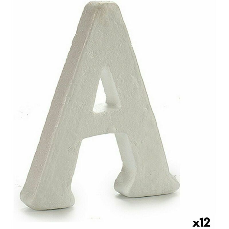 Image of Lettera a Bianco polistirene 1 x 15 x 13,5 cm (12 Unità)