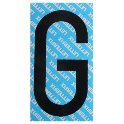 Lettera Adesiva Nera Serie T80 G Letterfix