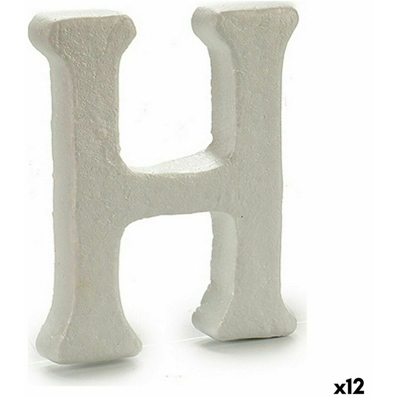 Image of Pincello - Lettera h Bianco polistirene 1 x 15 x 13,5 cm (12 Unità)