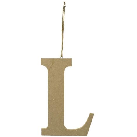 LETTERA "L" LEGNO