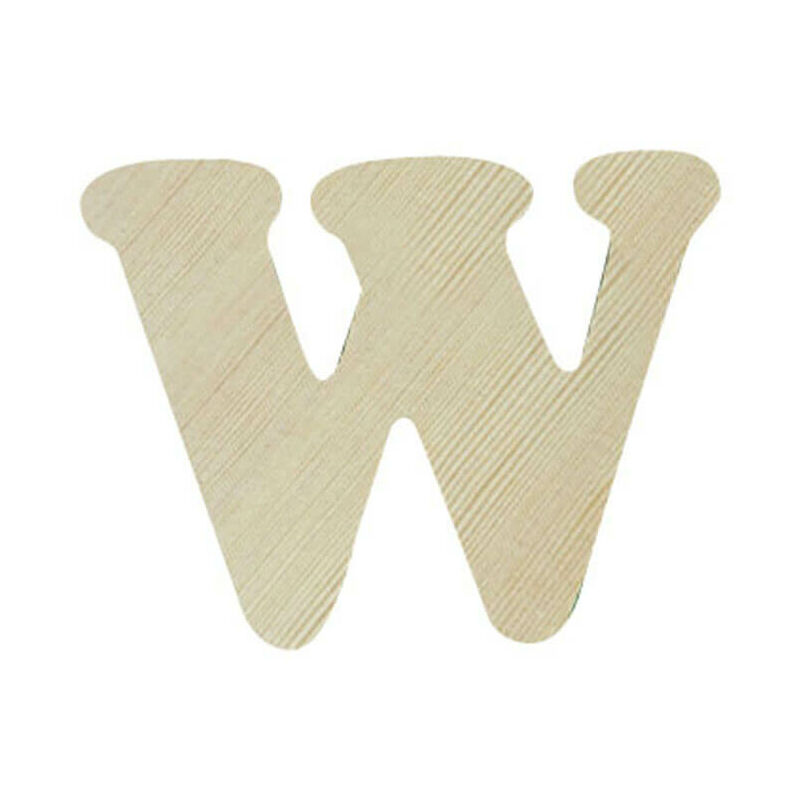 Stamperia - lettera w in legno sagom.blister