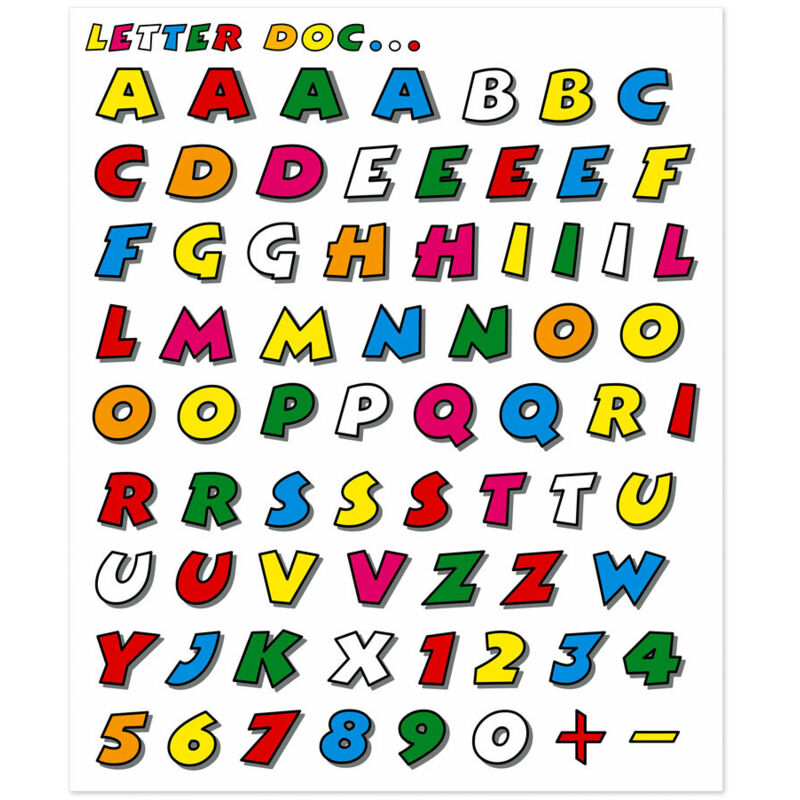 Lettere Adesive Componibili Doc