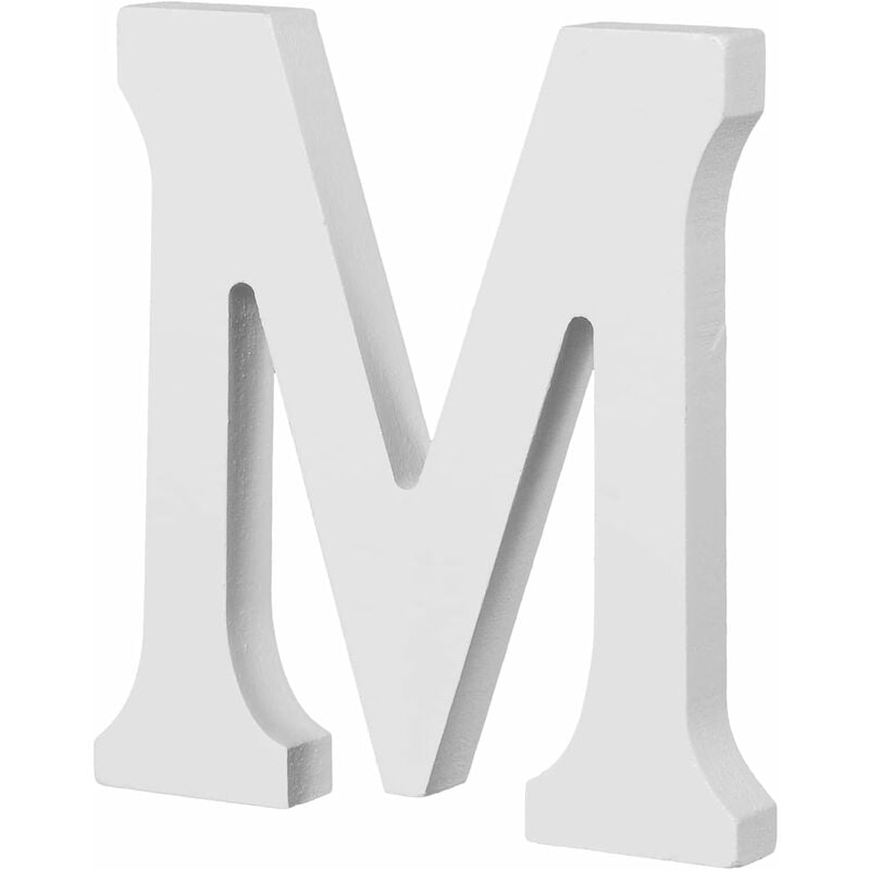 Image of Minkurow - Lettere in Legno Autoportanti da 10 cm, Lettere dell'alfabeto in Legno Naturale Leggero Lettera in Legno per Artigianato Decorazioni in