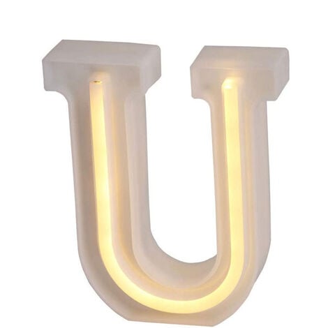 70 cm Lettere luminose Segno a LED Lettere di tendone con luci Lampada  dell'alfabeto che illumina Parole in piedi A - Z Decorazione da parete for  bar for feste di compleanno di