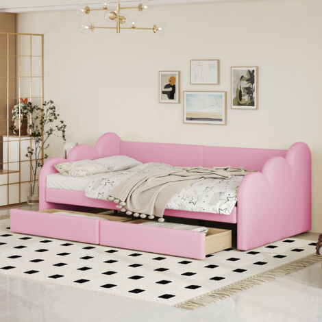 Letto Imbottito Divano Letto Bambina Letti Singoli Per Adulti