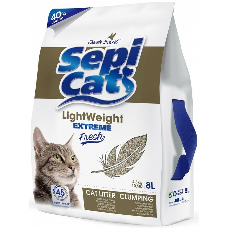 Sepicat Lightweight Extreme Fresh 8 litri Offerta esclusiva