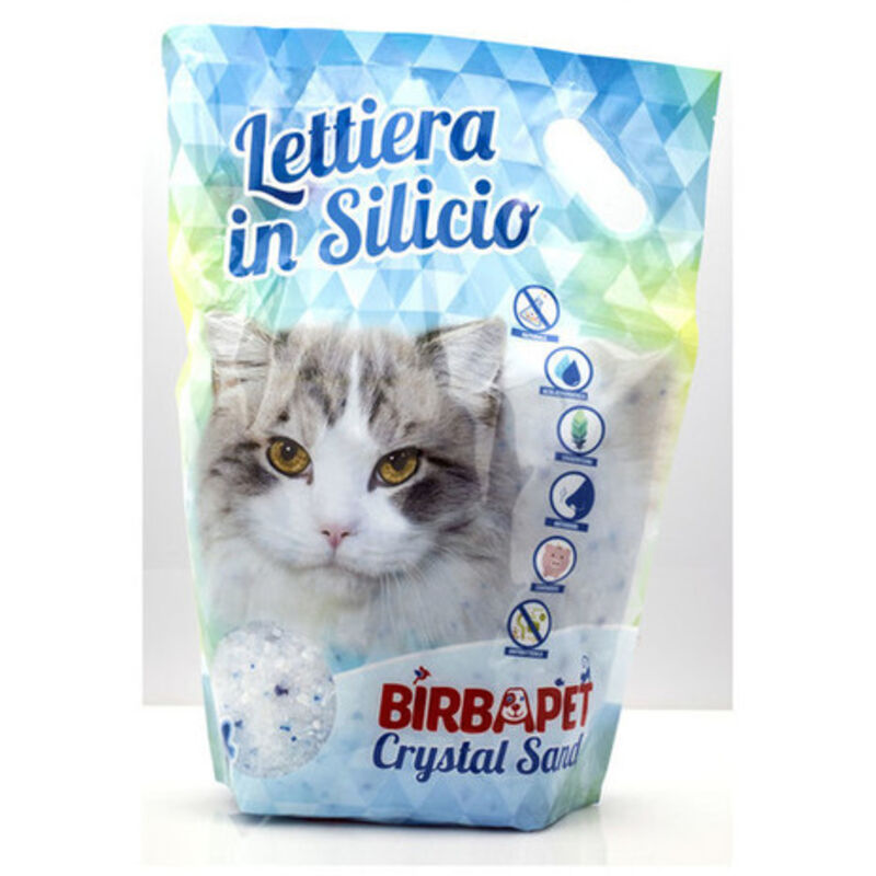 Lettiera Birbapet Gatto Silicio Naturale Lt.5 Q.ta 6