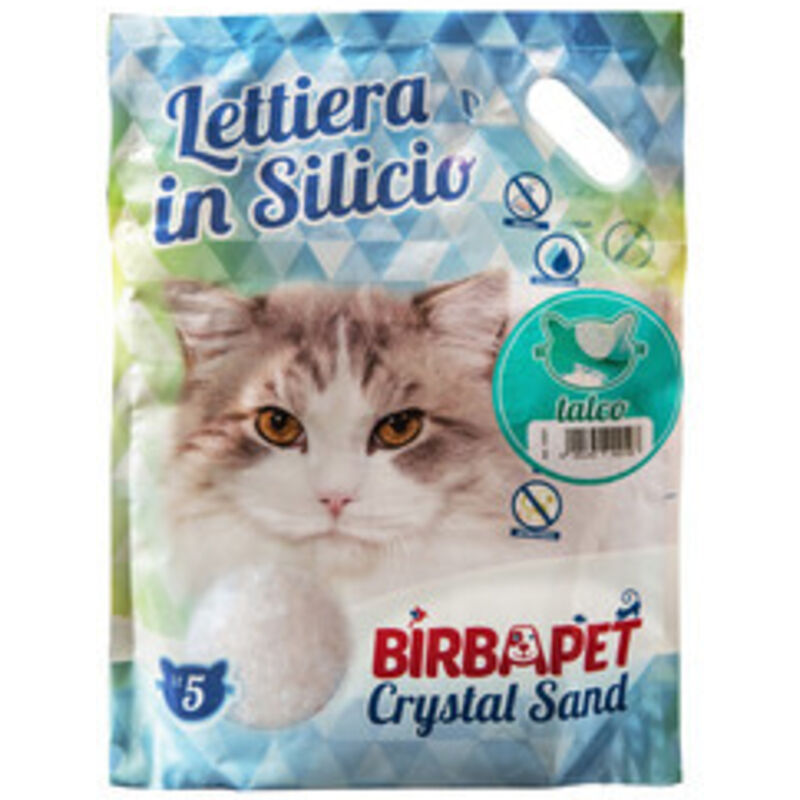 Lettiera Birbapet Gatto Silicio Talco 5 L Q.ta 6