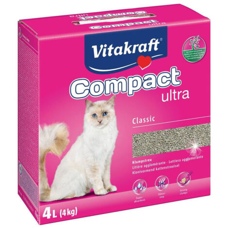 Lettiera gatti Vitakraft Compact Ultra agglomerante