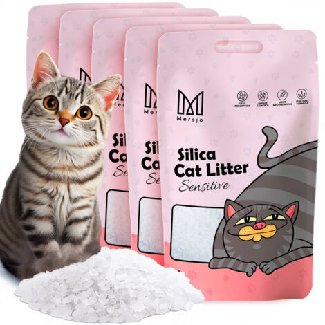Lettiera per gatti in silicone Mersjo Sensitive 5x3,8L