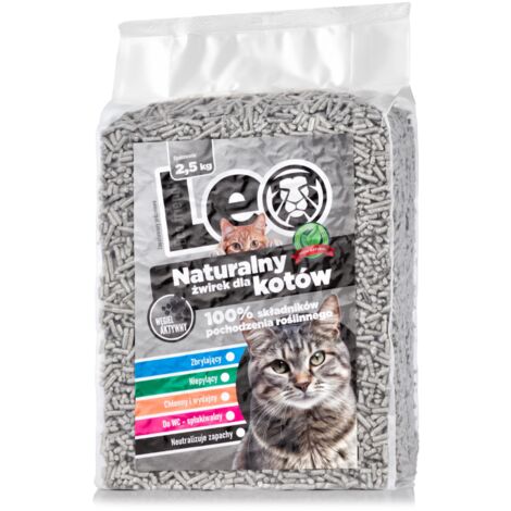 Lettiera per gatti Leo - Carbone attivo