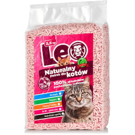Lettiera per gatti Leo - Fiore di ciliegio