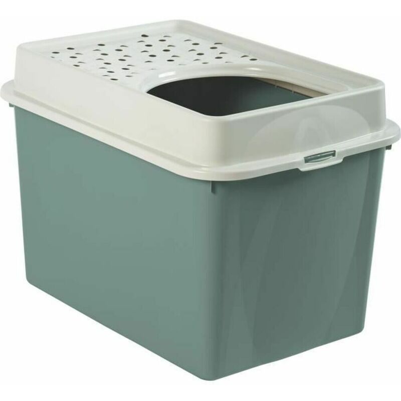 Lettiera Per Gatti Rotho My Pet Berty 57 X 40 X 33 Cm Bianco verde