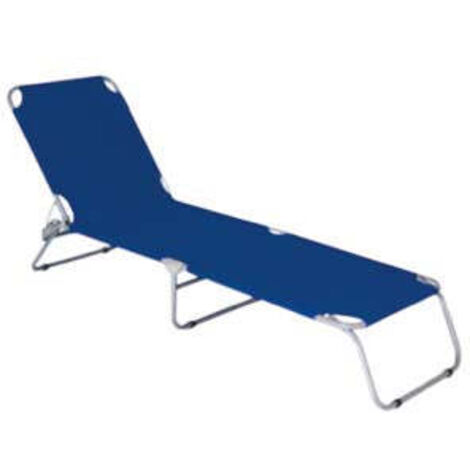Lettino Acciaio Confort Blu Vette 04909